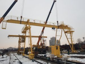 Кран козловий виробництво, монтаж